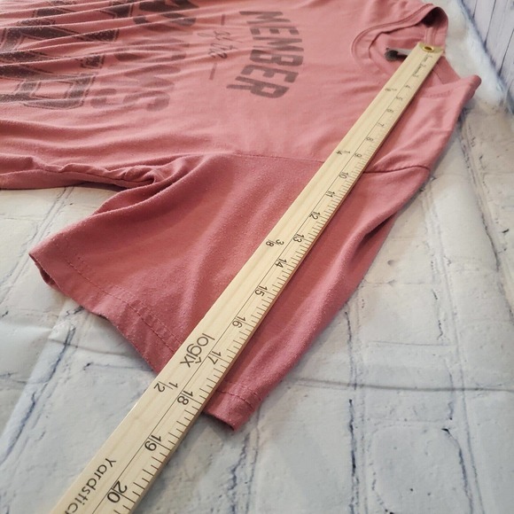 Next Level Women's Size Large T-Shirt Pink Bad Moms Club Short Sleeve=Flawed - Picture 7 of 8